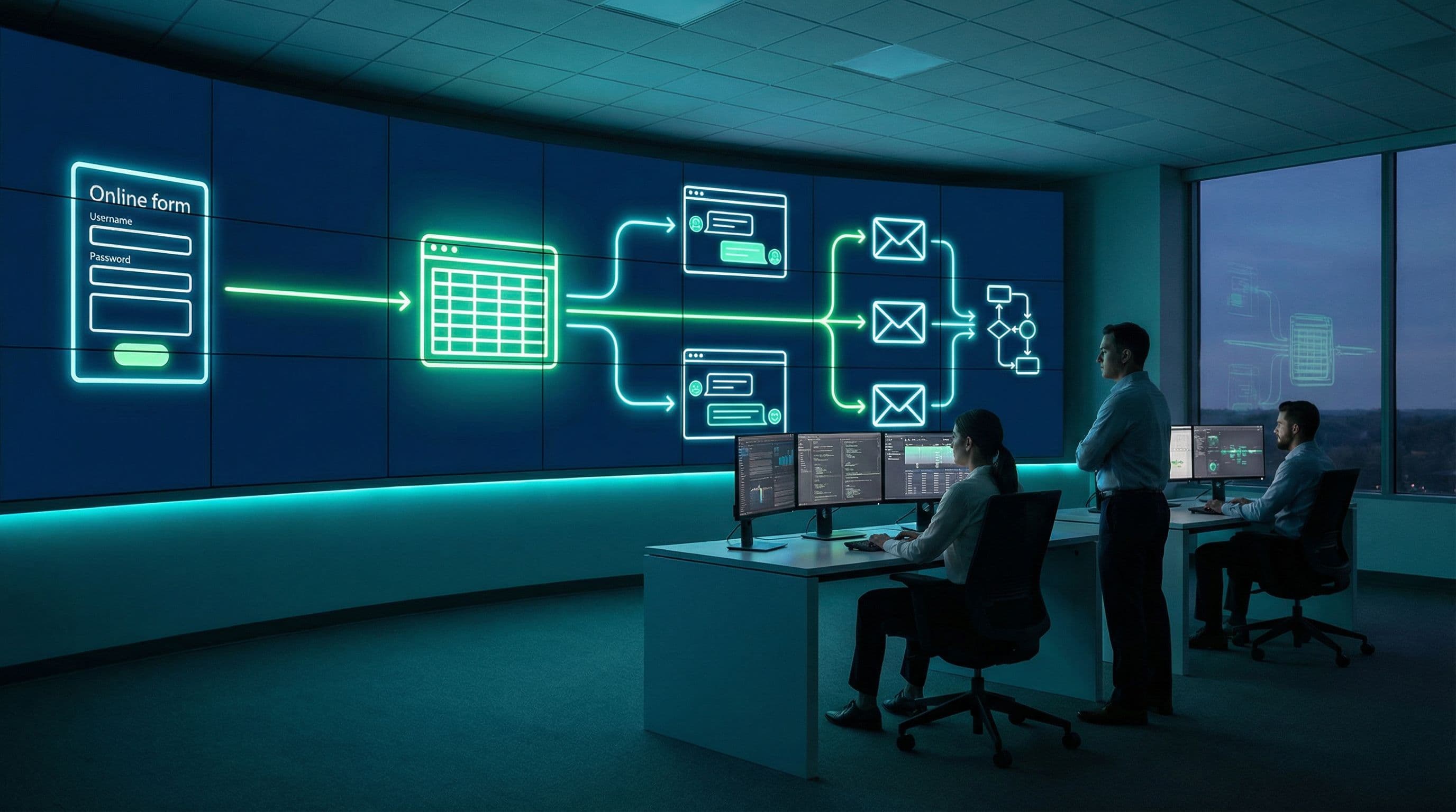 Ops in the Loop: Using Real-Time Form Data to Trigger Playbooks, Notifications, and Automations