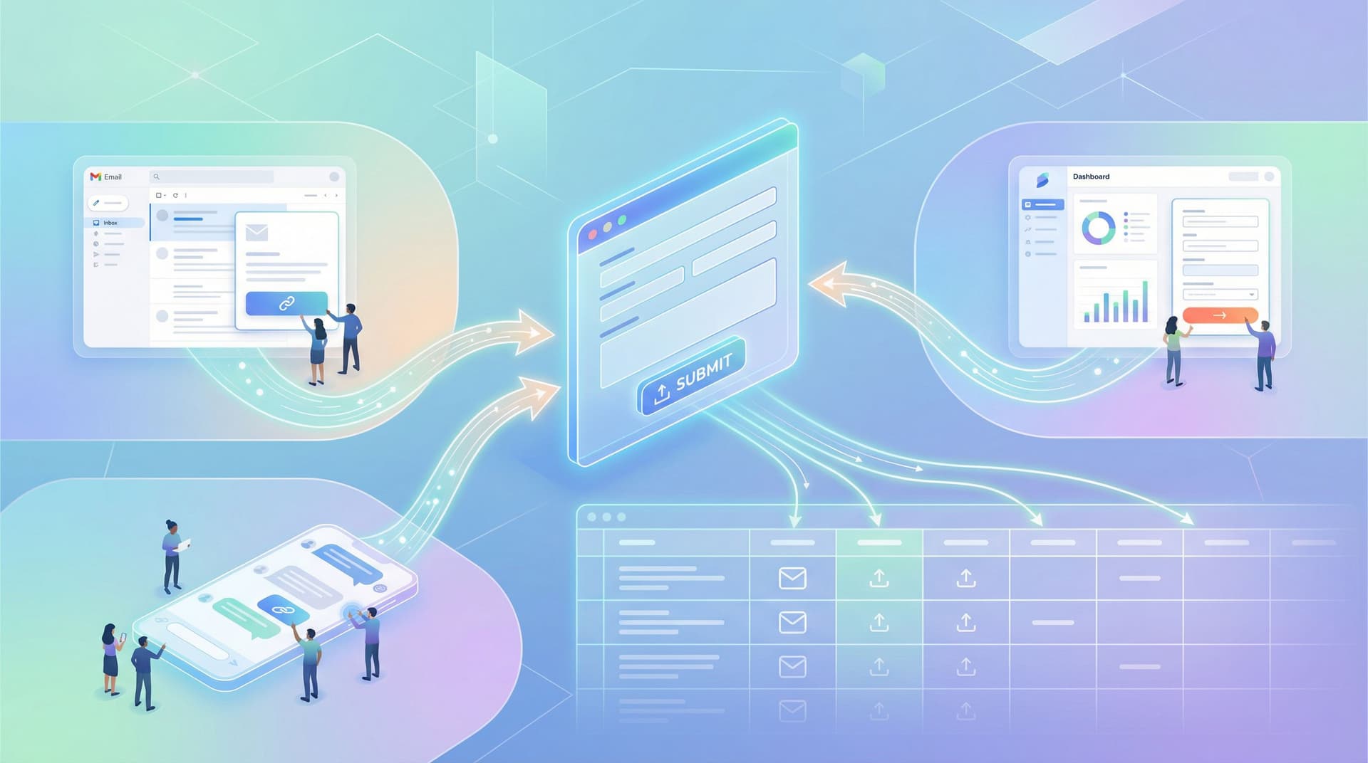 Beyond Embeds: Creative Ways to Distribute Forms Across Email, Chat, and Product Surfaces