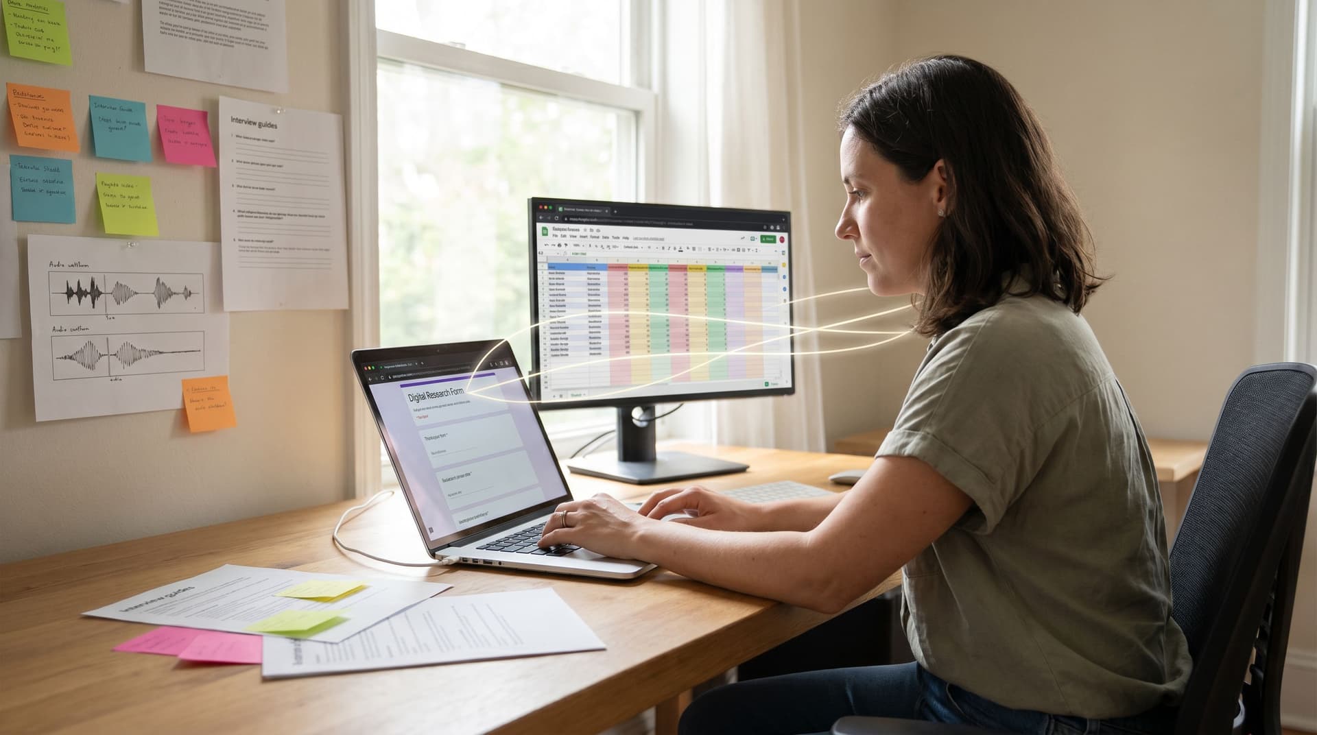 Form-Led Design Research: Using Intake Flows to Recruit, Screen, and Synthesize Participants in Sheets