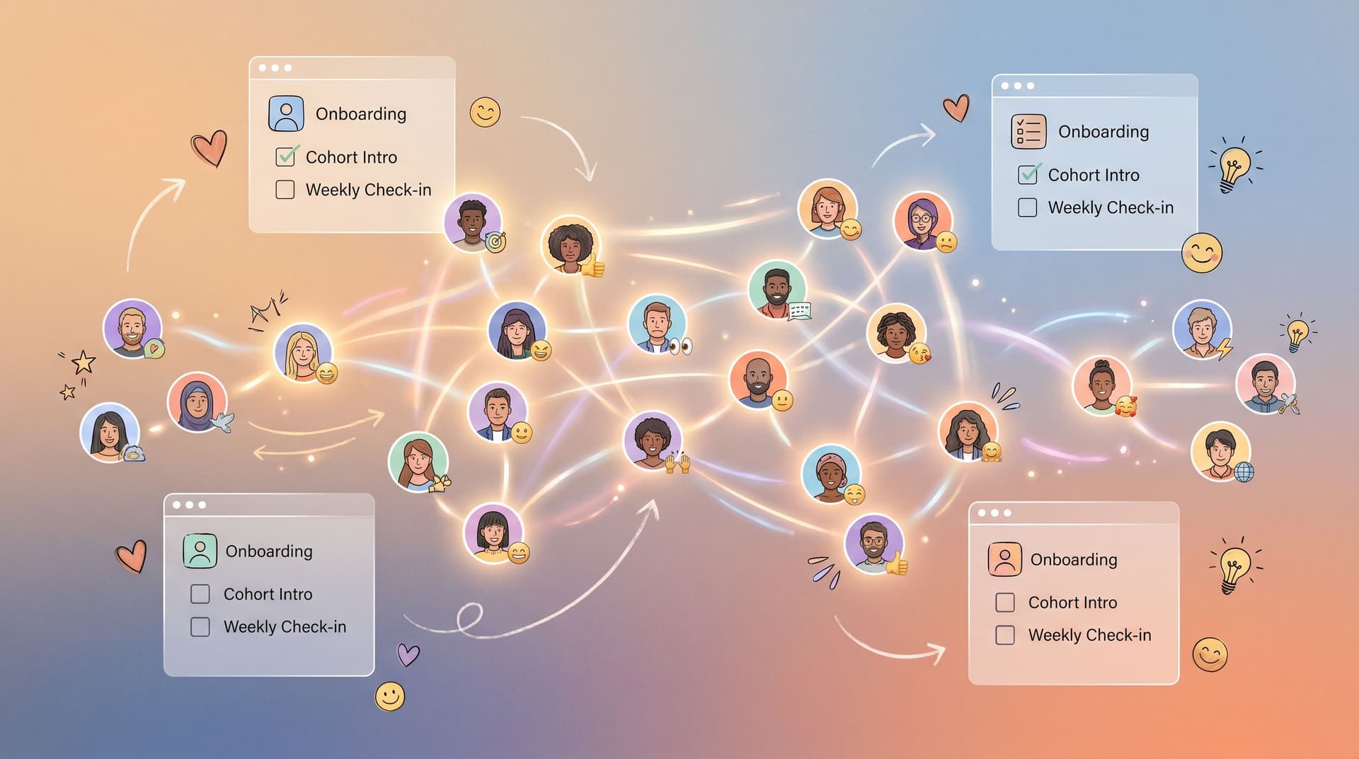 Forms for Community-Led Growth: Onboarding, Cohort Intros, and Rituals Without a Custom Portal