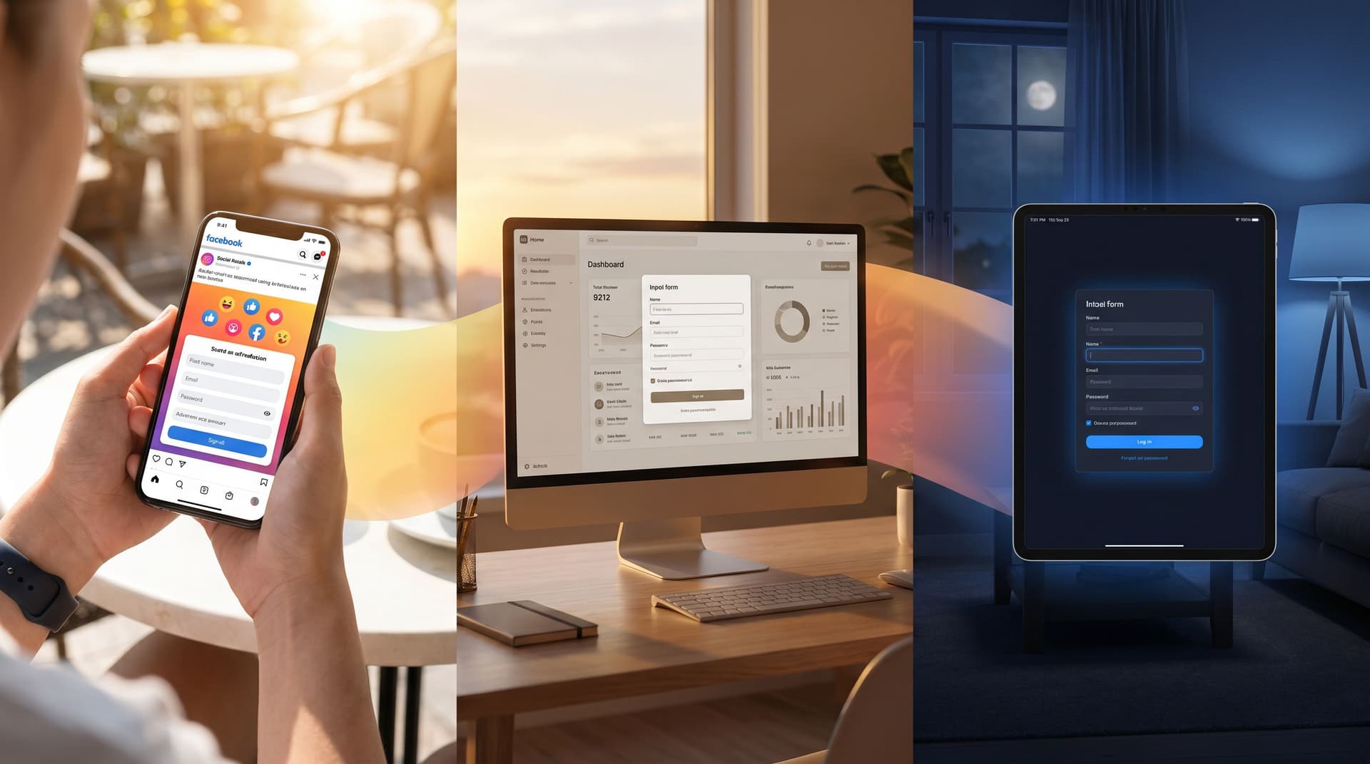 Adaptive Themes in the Wild: Matching Form Skins to Channels, Devices, and Time of Day