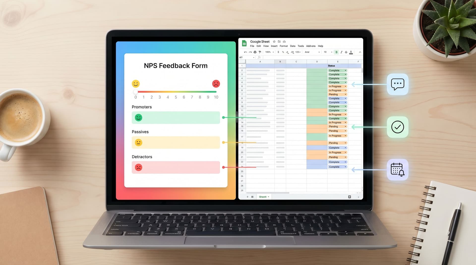 From NPS to Next Step: Turning Feedback Forms into Live Playbooks in Google Sheets