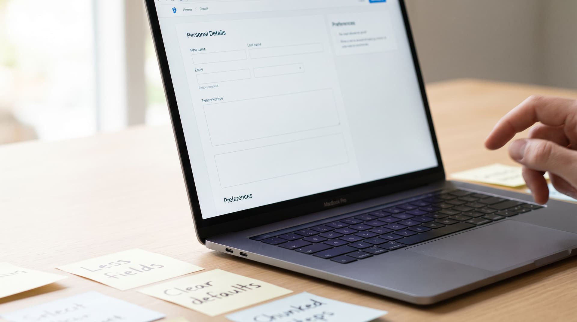 Designing Forms for ‘Skim-Only’ Users: Layout, Chunking, and Defaults That Respect Short Attention Spans