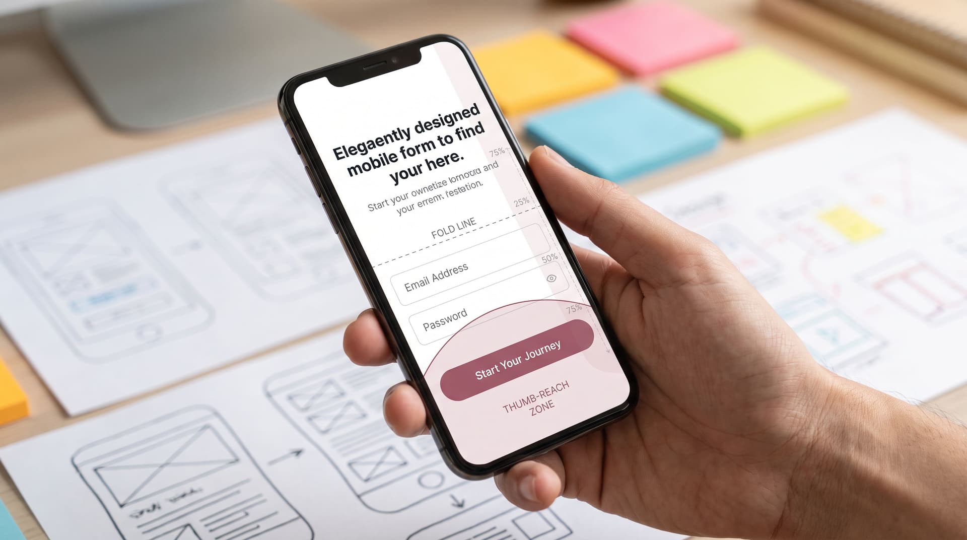 Responsive by Intention, Not Accident: Designing Forms for Fold, Thumb Zone, and Scroll Depth